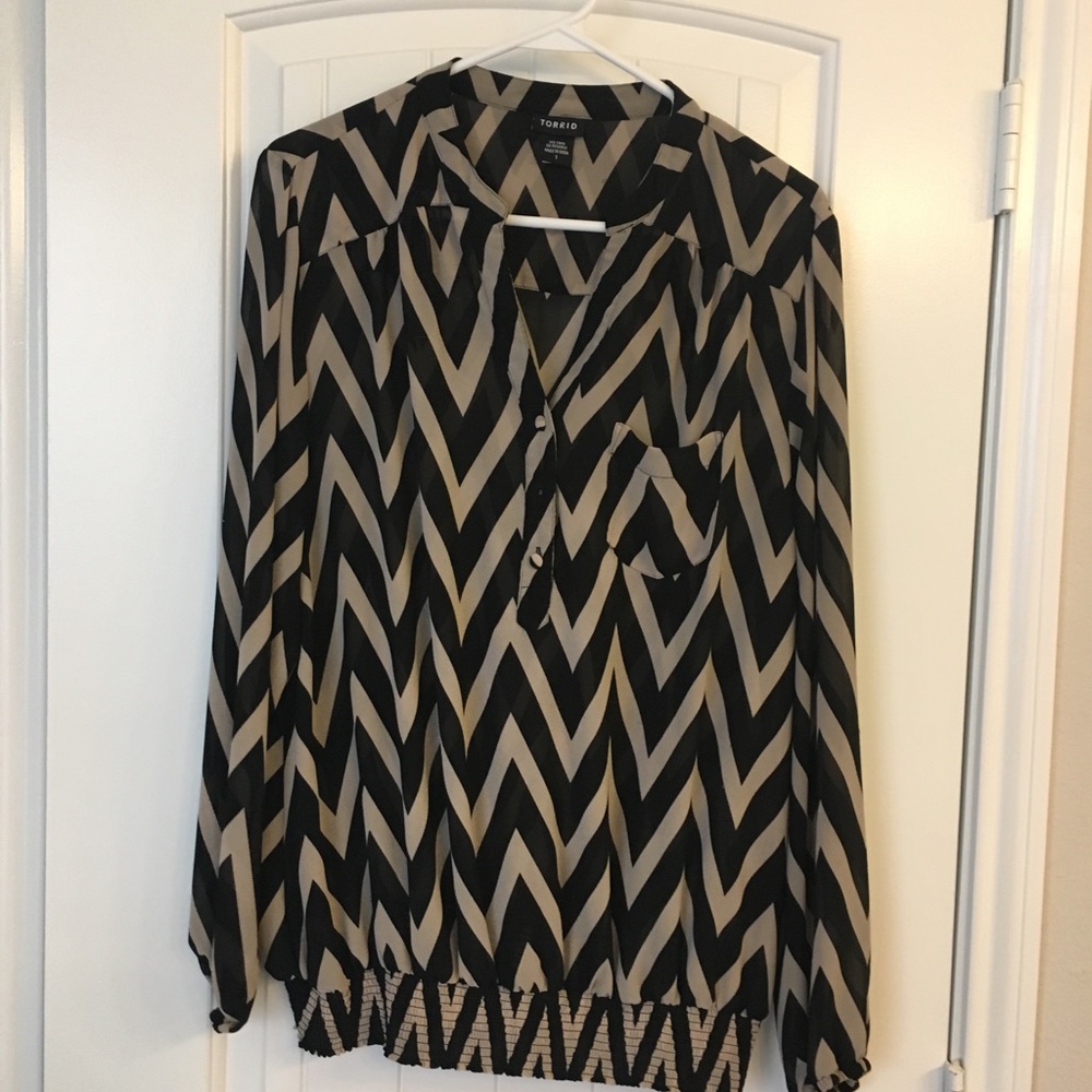 Chevron blouse